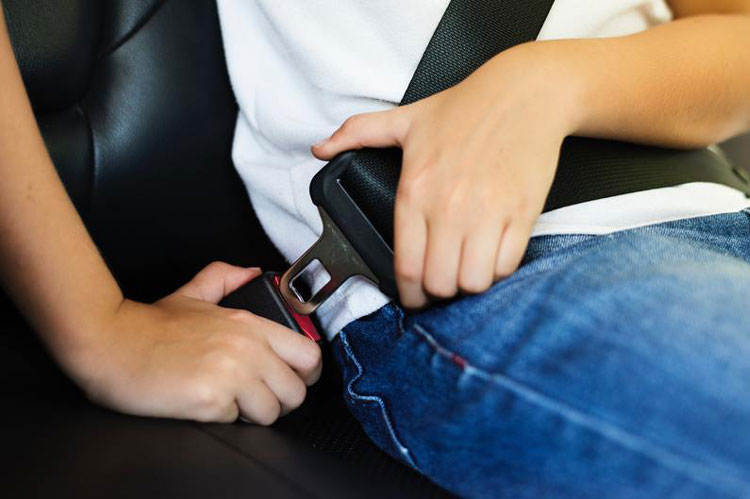 seat belt during driving