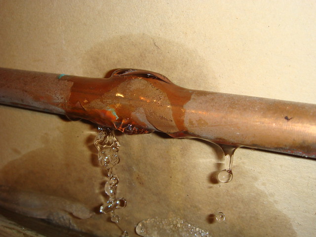 Burst Water Line