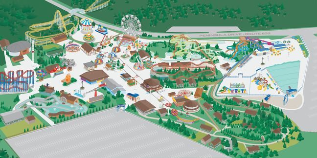 Waldameer Park Map