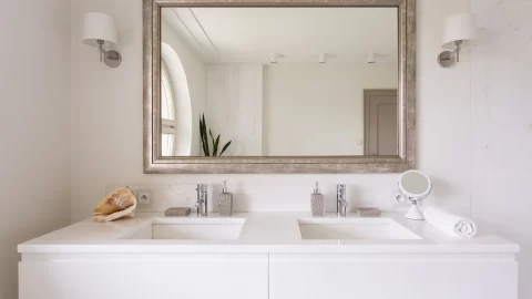two sink bathroom vanity